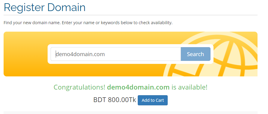 domain search in linkhost bd