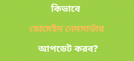 কিভাবে ডোমেইন নেমসার্ভার আপডেট করব?